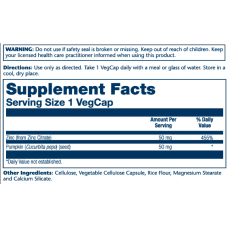 Solaray Zinc Citrate 50mg - 60 vcaps