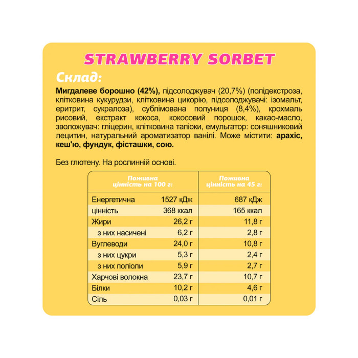 FIZI Special Box - 10x45g Strawberry Sorbet