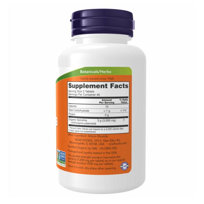 Now Foods Spirulina 1000mg - 240 tabs