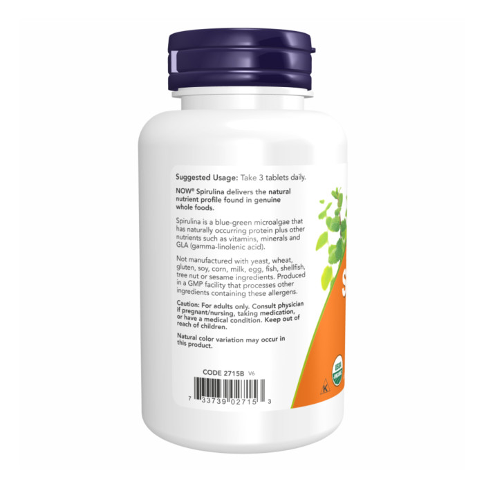 Now Foods Spirulina 1000mg - 240 tabs