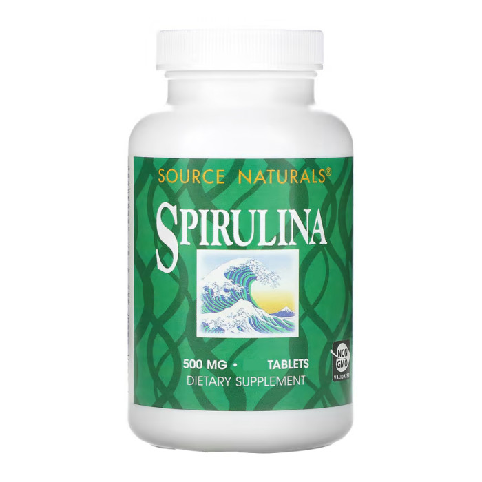 Source Naturals Spirulina 500mg - 100 tabs