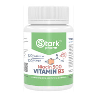 Stark Pharm Stark Niacin Vitamin B3 with Flush 500mg - 100 tabs