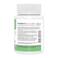 Stark Pharm Stark Niacin Vitamin B3 with Flush 500mg - 100 tabs