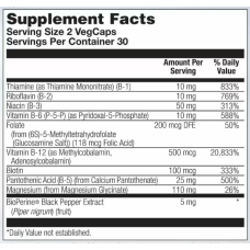 KAL Stress B Magnesium Glycinate - 60 vcaps