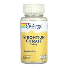 Solaray Strontium Citrate 250mg - 60 vcaps
