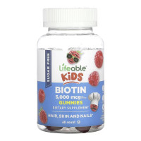 Lifeable Biotin 5,000mcg Kids Sugar Free - 60 gummies