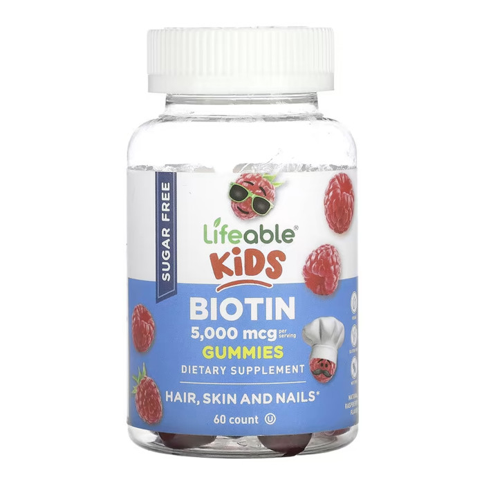 Lifeable Biotin 5,000mcg Kids Sugar Free - 60 gummies
