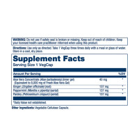 Solaray Super Aloe Vera Gel 8000mg - 100 vcaps