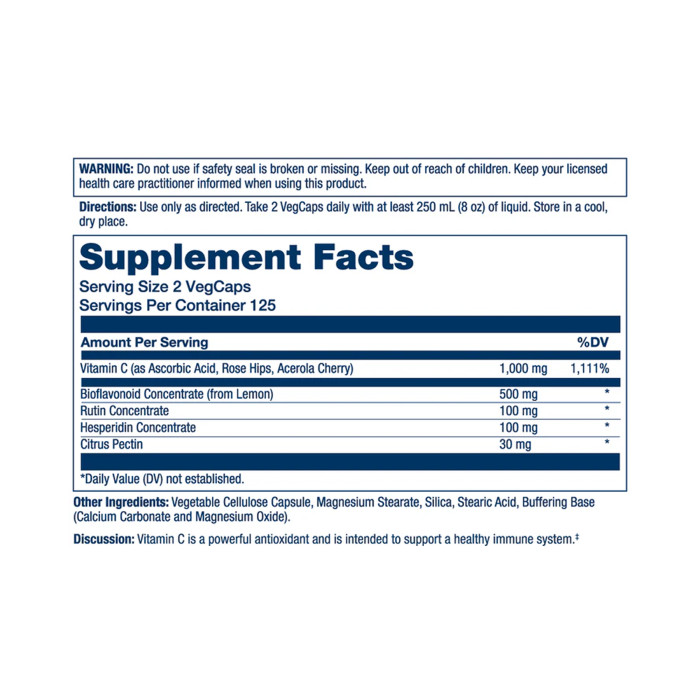Solaray Super Bio Vitamin C 1000mg - 250 vcaps