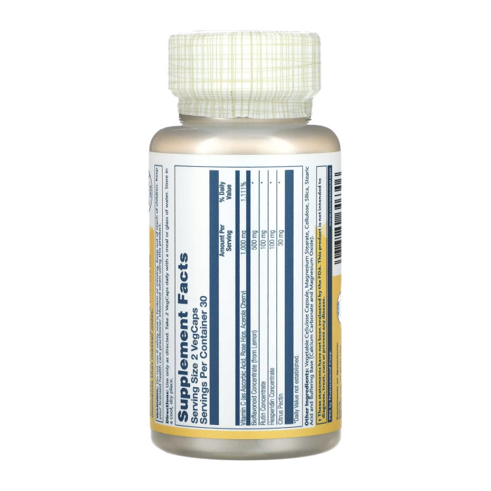Solaray Super Bio Vitamin C 1000mg - 60 vcaps