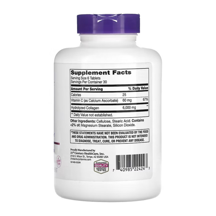 21st Century Super Collagen + C - 180 tabs