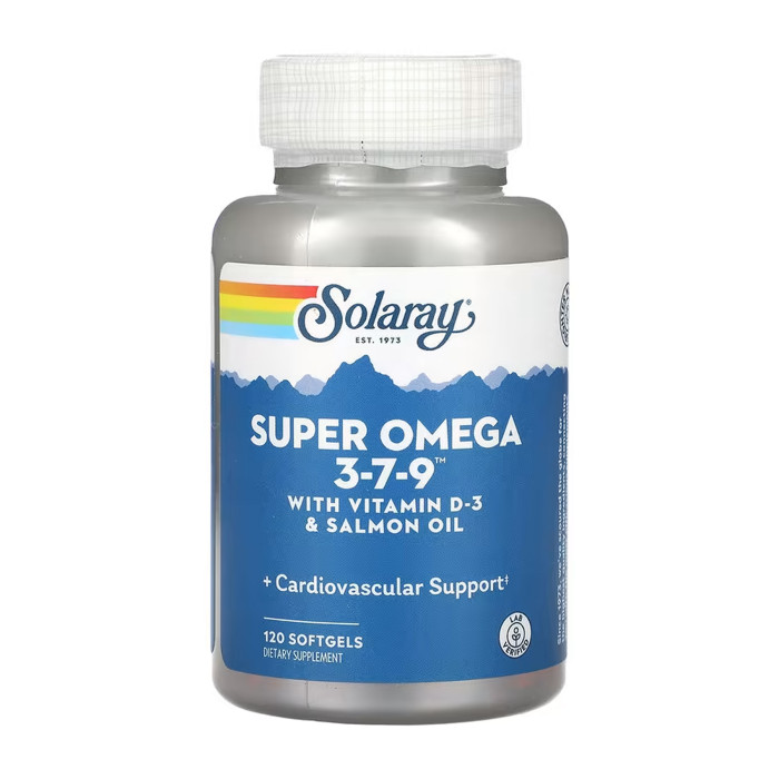 Solaray Super Omega 3-7-9 - 120 softgels
