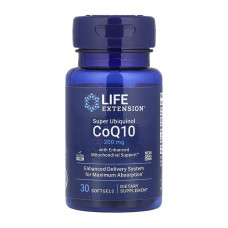 Life Extension Super Ubiquinol CoQ10 with Enhanced Mitochondrial Support™ 200 mg - 30 softgels