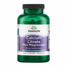Swanson Calcium Citrate Plus Magnesium - 150caps