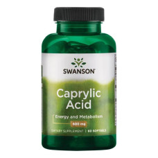 Swanson Caprylic Acid 600mg - 60 soft