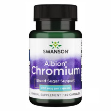 Swanson Chelated Chromium 200mcg - 180caps
