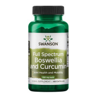 Swanson Full Spect Boswellia and Curcumin - 60 Caps