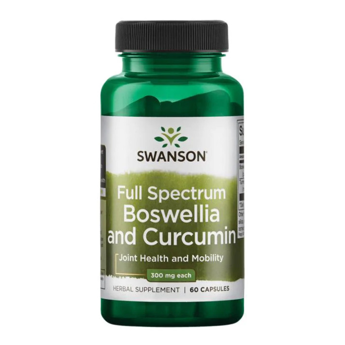 Swanson Full Spect Boswellia and Curcumin - 60 Caps