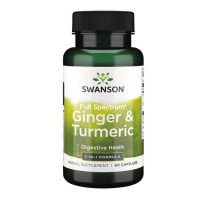 Swanson Full Spectrum Ginger Turmeric - 60caps