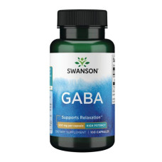Swanson GABA 500 mg - 100 caps