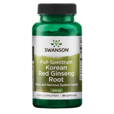 Swanson Korean Red Ginseng Root 400 mg - 90 Caps