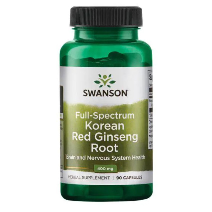 Swanson Korean Red Ginseng Root 400 mg - 90 Caps
