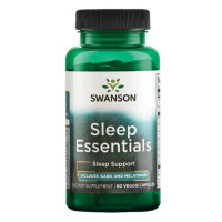 Swanson Sleep Essentials - 60 Veg Caps Per Bottle