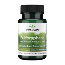 Swanson Sulforaphane from Broccoli Sprout Extract 400 mcg - 60veg caps