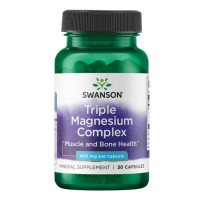 Swanson Triple Magnesium Complex 400mg - 30caps