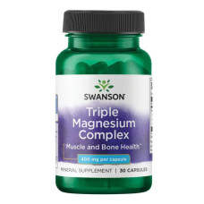 Swanson Triple Magnesium Complex 400mg - 30caps