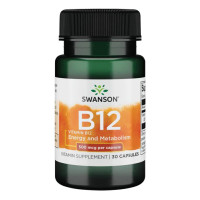Swanson Vitamin B-12 500mcg - 30caps