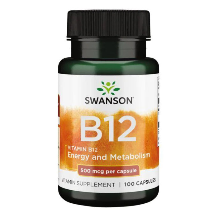 Swanson Vitamin B12 500 mcg - 100 Caps