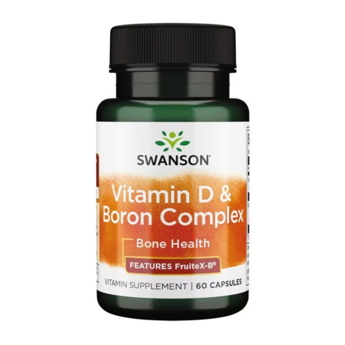 Swanson Vitamin D Boron Complex - 60caps