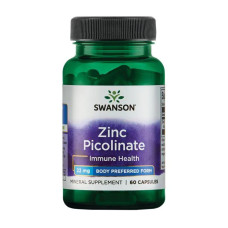 Swanson Zinc Picolinate 22 mg - 60 caps