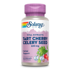 Solaray Tart Cherry & Celery Seed 620mg - 60 caps
