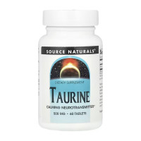 Source Naturals Taurine 500 mg - 60 tabs