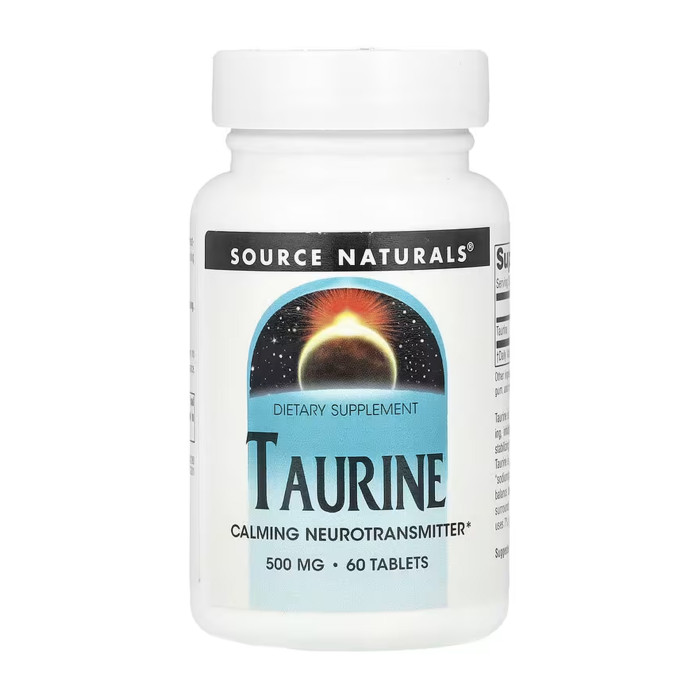 Source Naturals Taurine 500 mg - 60 tabs