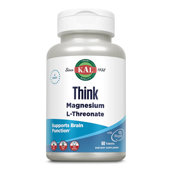 KAL Think Magnesium L-Threonate - 60 tabs