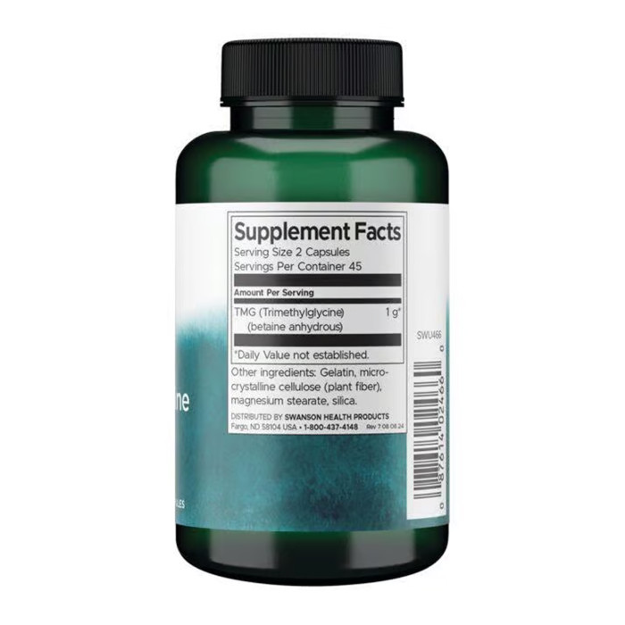 Swanson TMG Trimethylglycine 500mg - 90 caps