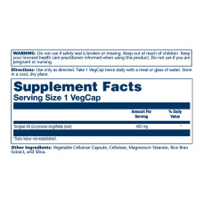 Solaray Tongkat Ali 400mg - 60 vcaps