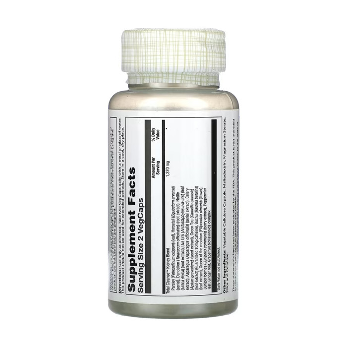 Solaray Total Cleanse Kidney - 60 vcaps