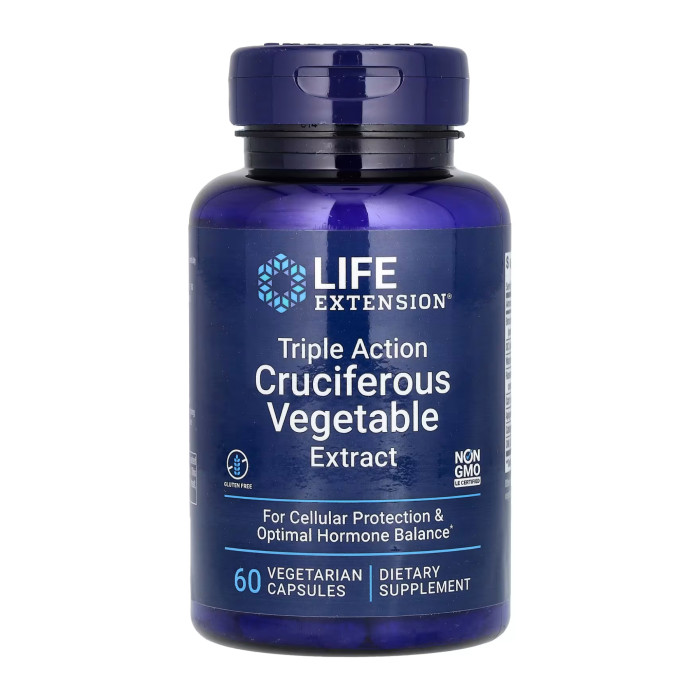 Life Extension Triple Action Cruciferous Vegetable Extract - 60 vcaps