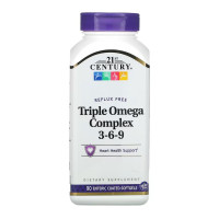 21st Century Triple Omega Complex Enteric Coated - 90 softgels