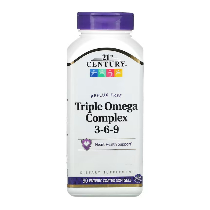 21st Century Triple Omega Complex Enteric Coated - 90 softgels