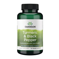 Swanson Turmeric & Black Pepper - 90 vcaps