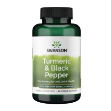 Swanson Turmeric & Black Pepper - 90 vcaps