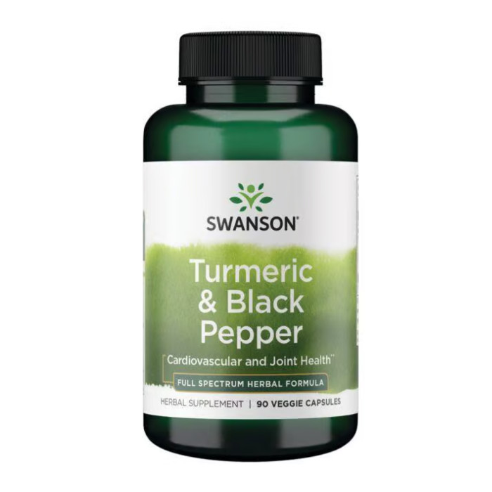 Swanson Turmeric & Black Pepper - 90 vcaps