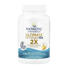 Nordic Naturals Ultimate Omega 2X D3 - 60 softgels