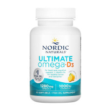 Nordic Naturals Ultimate Omega-D3 - 60 softgels