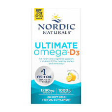 Nordic Naturals Ultimate Omega-D3 - 60 softgels
